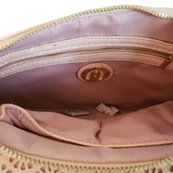 Laser Cut Clutch Removable Crossbody Strap 12 x 8 Envelope Purse Pink - Picture 5 of 6